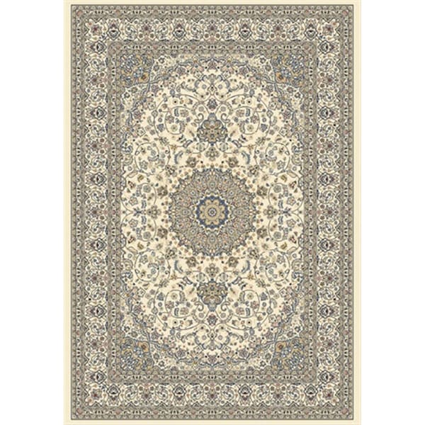 Dynamic Rugs Ancient Garden 7 ft. 10 in. x 11 ft. 2 in. 57119-6464 Rug - Ivory/Ivory AN912571196464 - main